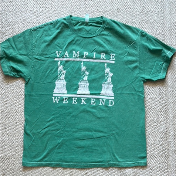 Green Vampire Weekend T-Shirt - Picture 1 of 4